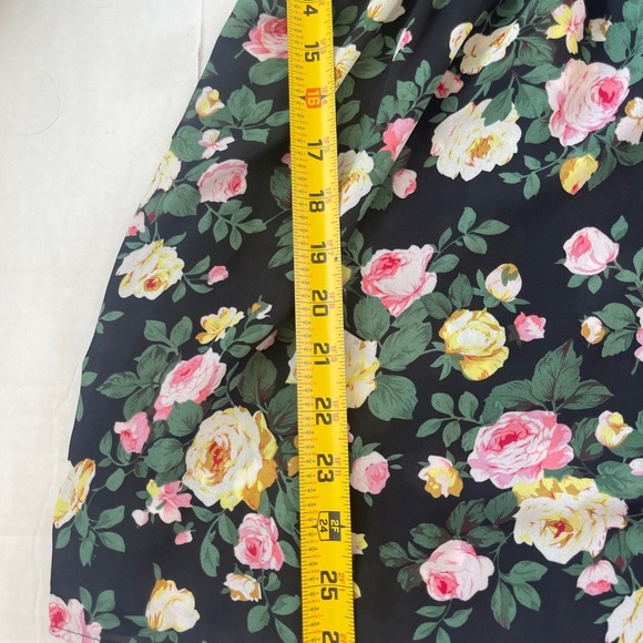 Chicsoul 2x Floral Plus Top Multicoloured  Blouse  Long Sleeved Peasant - Picture 8 of 8